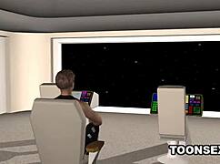 3D cartoon emo babe sucks cock and gets fucked hard! Bent over doggystyle!