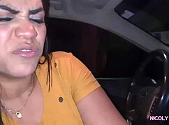 i stoped on the street to ask for info and ended up sucking a stranger in my car