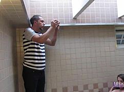 alessandra marques makes manu fox cum backstage