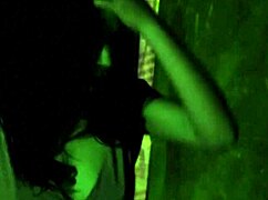 lezdom mistress straps on and fucks a bound stunner