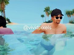 Stepbrother Licks Stepsister To Orgasms.