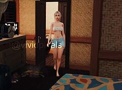 Stepbrother Licks Stepsister To Orgasms.