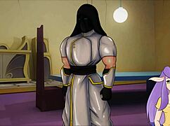 caulifla gives rough blowjob in dragon ball hentai