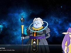 caulifla gives rough blowjob in dragon ball hentai