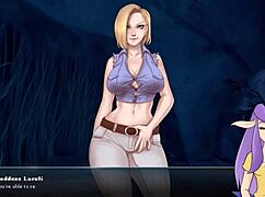 caulifla gives rough blowjob in dragon ball hentai