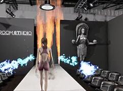 fallout 4 sporty fashion on fire? so sexy.