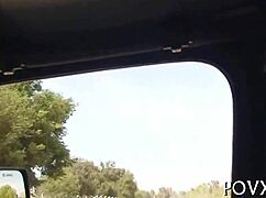 Destiny Jaymes Sucking Hard in Wet Petite POV Action