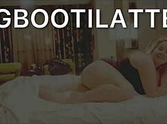 admiring my blue-eyed girlfriend led to intense interracial sex