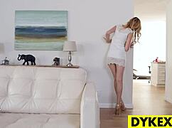 Watch this cougar teach the teen slut how to use a strapon!