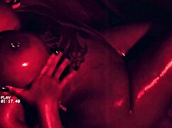 ms red x loves to be glazed strip tease