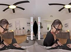 I can't resist Crystal Rush's big tits and heels as she gives blowjob in the office.