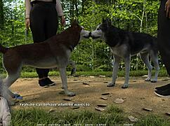 Big tits milf gives handjob in outdoor parking lot