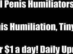 is that tiny thing really a cock? i can’t even with this sph humiliation!