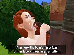 African BBC Overpowers Cuckold's Wife In Anime Hentai - Part 2