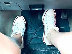 Fetish Feet Pedal PUMPING and MASTURBATING Session!