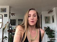 Amateur Sarah Fingers Her Pussy To Intense Quivering Orgasm