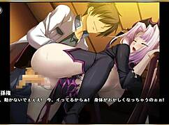 Erotic scene from Makoihime Musou Tenka Touitsu Den featuring Sun Quan and An'ei in intense hentai action