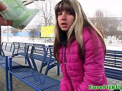 i watch the girl next door swallow cum in public blowjob