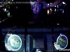 samantha saint rips clothes in intense backstage striptease