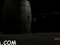 Lovable Brunette Darling Sits On Her Huge Fake Penis!