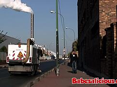 Babesalicious - Perfect Babe Take A Long Huge Black Dildo Anal