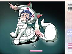 aragaki ayase strips down in a wild arkanoid game with ripped clothes.