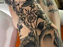 penny archer, the horny brunette, handles rome major's huge cock in bed.