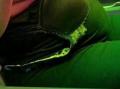 MILF Slut Tans in Solarium Without Bra, Gets Fucked by Hard Cock