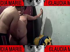 european woman enjoys oral before dinner, getting excited and climaxing on friend's face