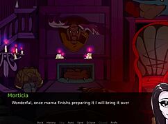 In the night club, ebony dancer with big tits seduces during huniepop game fun.