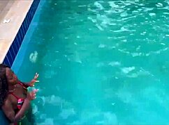 Boyfriend fucks me silly after swimming