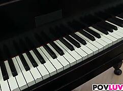 is eden sinclair horny for a blowjob with her teen ass and pussy riding a big cock?