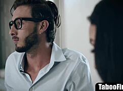 Office Clerk Gets Bent Over And Fucked