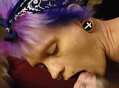 Lyrik Allure's Sloppy Blowjob Leads To Double Penetration POV