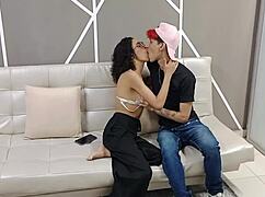 my horny neighbor drops by, and i seize the chance to suck and ride him dry.