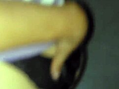 Passionate kitchen sex while video calling to excite followers.