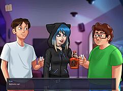 summertime saga 159 with big cock and small tits