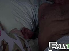 Shhh, Alyce Anderson sneaks teen fuck before stepmom wakes up