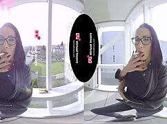 Tsvirtuallovers VR - Hot German Tranny with Big Tits!