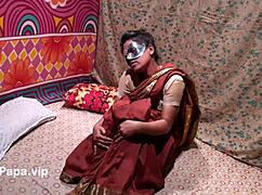 Indian Girl with Big Boobs Gets Naughty.