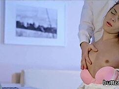 Beautiful girl in an intimate scene