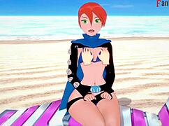 Gwen Tennyson's Bikini POV in Fantasy Hentai