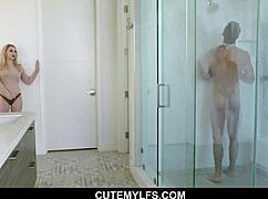 big tits milf alix lynx lets bf cum on ass