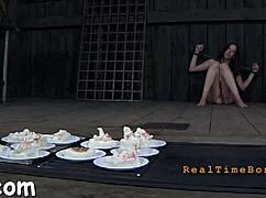 oh man, i can’t even... zealous butt whippin’ for this babe got me shook, like fr, her ass takin’ all that rough bdsm domination from a hard european cock!