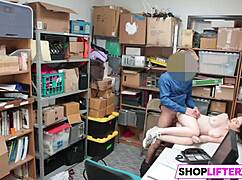 banging sultry teen anastasia for shoplifting punishment