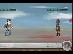 deep vault 69 hentai game parody of fallout with threesome and big boobs