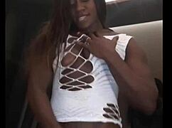 Two Brazilian Beauties Dancing and Celebrating New Year Together