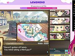 Leudneko moans during evenicle play