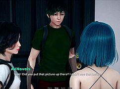 Teen With Small Tits Plays Game With Bully Lover