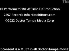 Busty Latina Jasmine Mendez rubs herself with Hitachi wand at hospital early morning